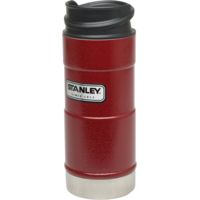 Stanley Tools Classic One Hand Vacuum Mug 12oz-Hammertone Crimson
