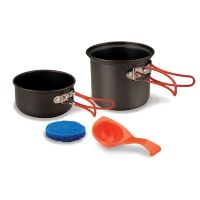 Stansport 1 Person Cook Set - Hard Anodized Aluminum