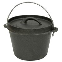 Stansport Cast Iron Dutch Oven - 1 Qt - w/out Legs