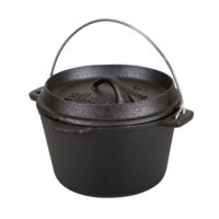 Stansport 1qt Cast Iron Dutch Oven w/o Legs