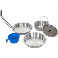 Stansport Heavy Duty Polished Aluminum Mess Kit