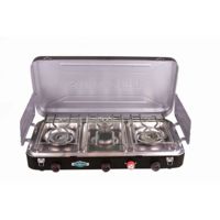 Stansport Propane Stove - 2 - 25 K and 1-10 K Burners
