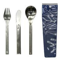 Stansport Stainless Steel Knife/Fork/Spoon Set