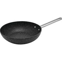 Starfrit The Rock 7.25in Wok Pan, S/S Wire Handle