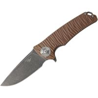 Stedemon DSG Linerlock Brown Smoke Folding Knife