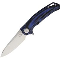 Stedemon ZKC D01 Linerlock Black/Blue Folding Knife