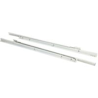 Steelex Euro-style Self-Closing Drawer Slides, White
