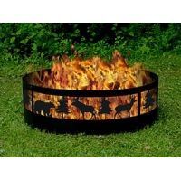 Stone River Gear Custom-Themed Fire Ring with Carrying Case