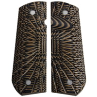 Stoner CNC 1911 Compact and Springfield EMP Aggressive Starburst G10 Gun Grips