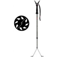 StoneyPoint Bigfoot Grey Adjustable 2 Sections Monopod, w/Pull Out Bipod Foot