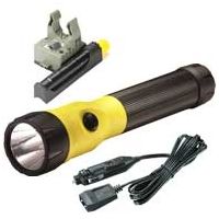 Streamlight PolyStinger LED Flashlight with Fast Charger and PiggyBack Holder