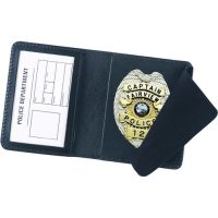 Strong Leather Duty Side Open Badge Case 156