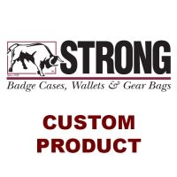 Strong Leather Side Open Badge Case, 77100