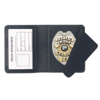 Strong Leather Side Open Badge Case - Duty SLC-748-5312
