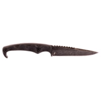 Stroup Knives MK2, Fixed Blade Knife, 4 Clip Point Blade, 1095 High Carbon Steel, 8 Overall Length