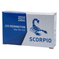 STV Scorpio Ammo .223 Remington 55 grain Full Metal Jacket Rifle Ammunition