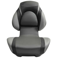 Suite Marine Mirage Boat Seat - Light /Charcoal/Gray