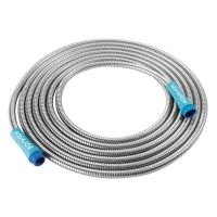Sun Joe Heavy-Duty Spiral Constructed Stainless Steel Garden Hose