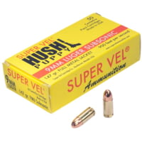 Super Vel Ammunition 9mm Luger 147 grain Full Metal Jacket Brass Cased Pistol Ammunition
