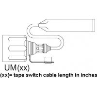 Surefire Tailcap Switch Assembly for Classic &amp; Millenium Universal Weaponlight System - Plug-in Socket, w/ 6" Plug-in Tape Switch UM06