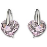 Swarovski Heart Rosaline Pierced Earrings 994783