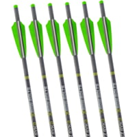 Sykd Hunt Xbow 22 inch Universal Crossbow Bolts with Half Moon Nocks