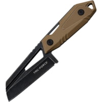 TAC Force Brown 4in Fixed Blade Knife