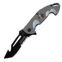 TAC Force Gut Hook Blade Skull Knife