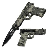 TAC Force Pistol Folding Handle 4.5in Knife