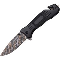 TAC Force Rescue Linerlock Assisted Opening Folding Knife