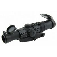 Tacfire 1-4X24 Tri Illuminated CQB Rifle Scope with Cantilever Mount