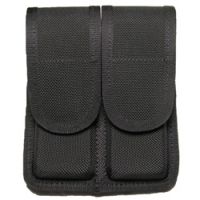 Tacprogear Double Pistol Magazine Black Case, Single Row