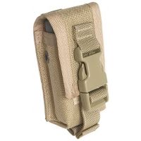 Tactical Assault Gear MOLLE Strobe-Compass Pouch Coyote Tan MSC1CT