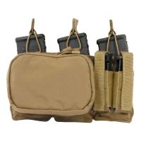 Tactical Assault Gear MOLLE Triple Mag/Pistol/Utility Pouch