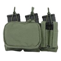 Tactical Assault Gear MOLLE Triple Mag/Pistol/Utility Pouch