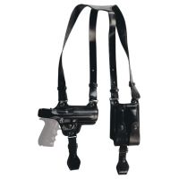 Tagua Gunleather Full Slide Shoulder Holster S&amp;W J Frame 2.1 Inch Right Hand Black SH4-710