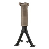 Tapco Intrafuse Vertical Grip And Bipod Combination Kit Black ZBIP90201