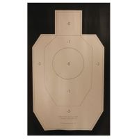Target Barn IDPA Paper Practice Targets 100 Per Pack IDPA-P