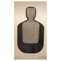 Target Barn TQ-19 Law Enforcement Training Silhouette Paper Targets 100 Per Pack