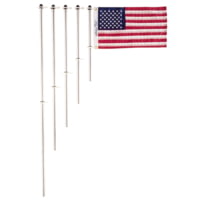 Taylor Made Flag Pole With Flag Clips 30in