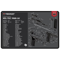 TekMat Cleaning Mat 17"x11" Gray Thermoplastic Fiber Top W/Vulcan