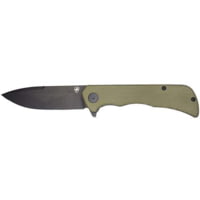 Templar Knife Paladin Folder 3.27&quot; Green Micarta Blk Dp D2