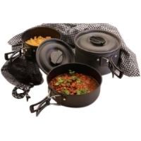 Texsport The Scouter Black Ice Hard Anodized Cook Set