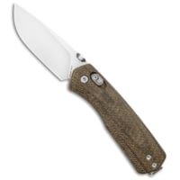The James Brand The Carter Ambi-Slider Knife OD Green Micarta 2.8 Satin 49C6A43B