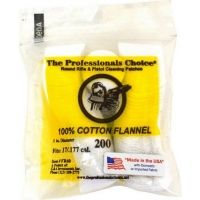 The Professionals Choice 100% Cotton Flannel White Round Patches