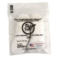 The Professionals Choice 100% Cotton Knit White Round Patches