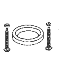 Thetford 12524 Aqua Magic V Closet Bolt Package