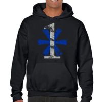Thin Blue Line 1* Asterisk Hoodie, Classic