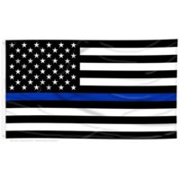 Thin Blue Line Gold/blue/red Line American Flag, 3 X 5 Ft