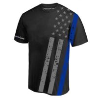 Thin Blue Line Athletic T-shirt - All-over,
